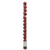 Palline albero Amicasa 9020458 Tubo Sfera Mix Red