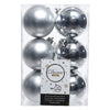 Palline albero Amicasa 9021831 Sfera Mix Silver