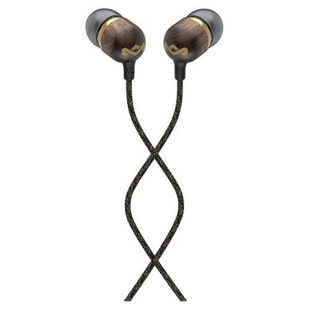 Auricolari microfono filo Marley EM JE041 BAB SMILE Jamaica Ottone