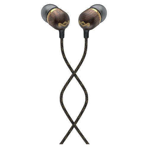 Auricolari microfono filo Marley EM JE041 BAB SMILE Jamaica Ottone