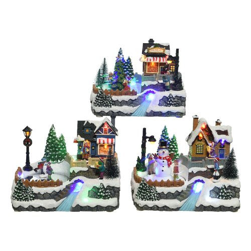 Paesaggio Led con Movimento e Musica Kaemingk 481369 Assortito