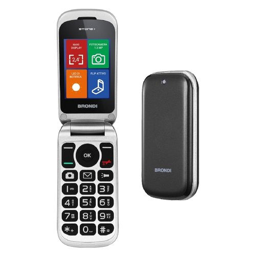 Cellulare Brondi 10278080 STONE+ Dual Sim Black