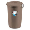 Bidone Stefanplast 70526 TOM con coperchio a Clip Tortora