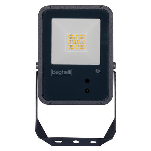 Proiettore con sensore presenza Beghelli 86169 FLOODLIGHT FL 20W Nero