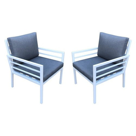 Set poltrone Amicasa LOREN Bianco