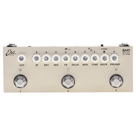 Multieffetto chitarra Eko 16100442 BAIO with Irs Beige