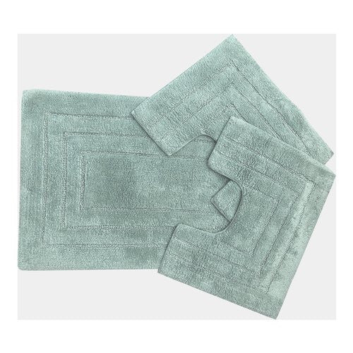 Set tappeti bagno Quarzo Bianco 10905 BEST Verde