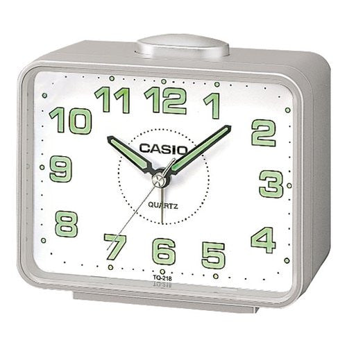 Sveglia Casio TQ 218 8EF Con funzione snooze Grigio