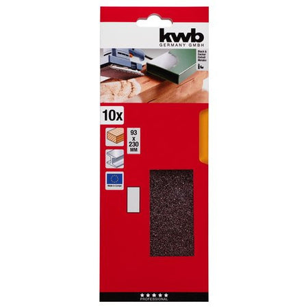 Set fogli abrasivi levigatrice Kwb 815060