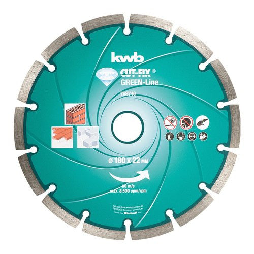 Disco diamante smerigliatrice Kwb 798740 GREEN LINE DIAMANT