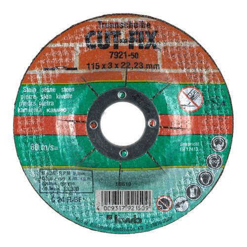 Disco taglio smerigliatrice Kwb 792150 CUT FIX Per Pietra
