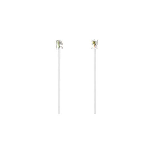 Cavo telefonico Hama 00201133 Plug 6P 4C Bianco