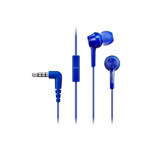 Auricolari microfono filo Panasonic RP TCM115E A Blu
