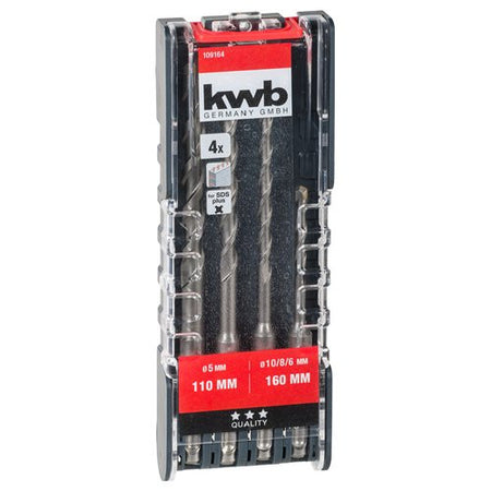 Set punte trapano Kwb 109164 Astuccio 4 Pz