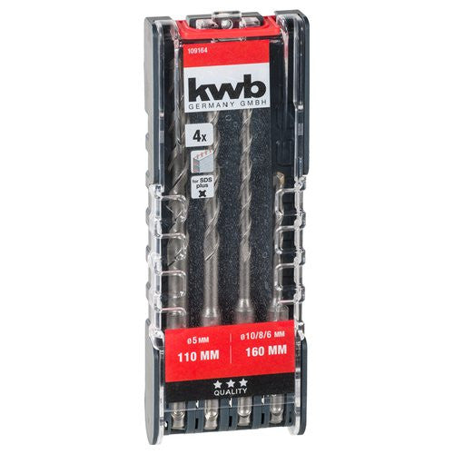 Set punte trapano Kwb 109164 Astuccio 4 Pz