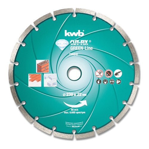 Disco diamante smerigliatrice Kwb 798540 GREEN LINE DIAMANT