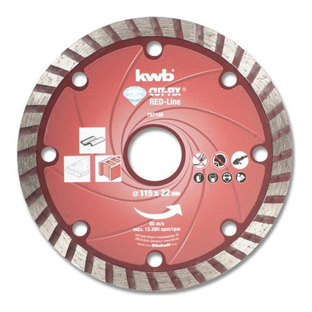 Disco diamante smerigliatrice Kwb 797140 RED LINE DIAMANT
