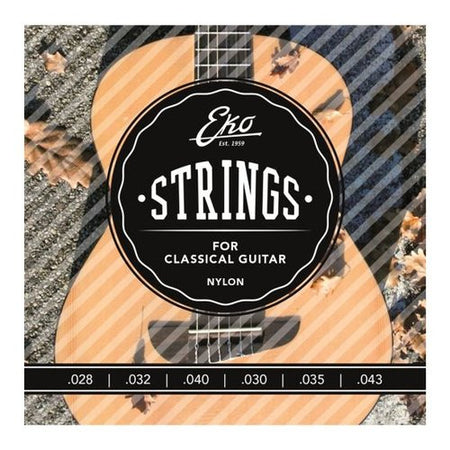 Muta corde chitarra classica Eko Hard Tension Nylon