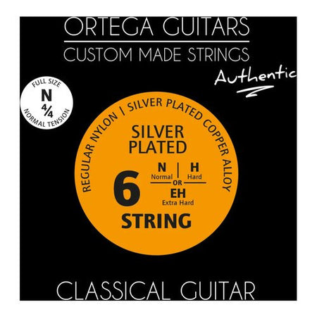 Muta corde chitarra classica Ortega NYA44N AUTHENTIC Normal Tension