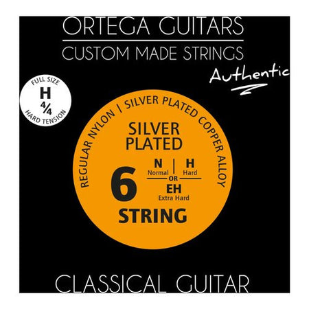 Muta corde chitarra classica Ortega NYA44H AUTHENTIC Hard Tension