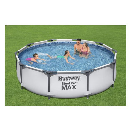 Piscina Bestway 56408 3 STEEL PRO MAX con pompa filtro Blu
