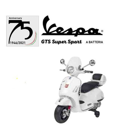 Scooter Vespa Gts Super Sport 12V Globo 39985 ESPIDKO Bianco