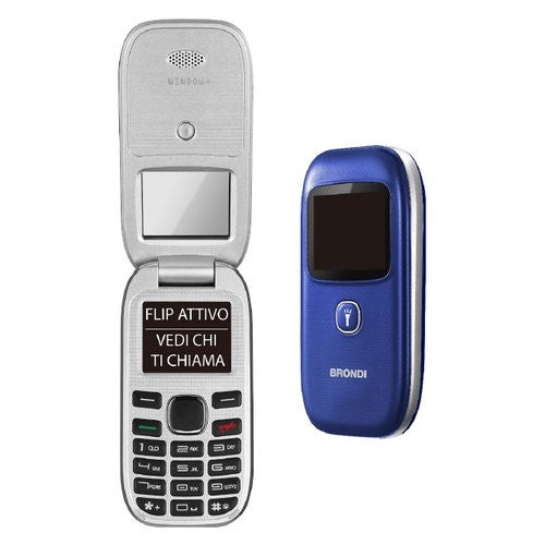 Cellulare Brondi 10278092 WINDOW+ Dual Sim Blue