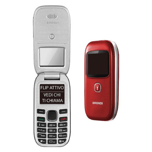 Cellulare Brondi 10278091 WINDOW+ Dual Sim Red