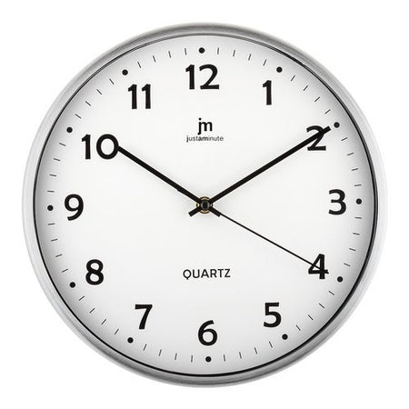 Orologio da parete Lowell 14968B JUSTAMINUTE Bianco