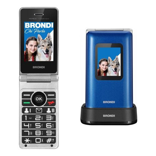 Cellulare Brondi AMICO Prezioso Blue metal