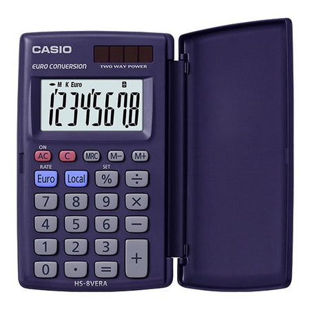 Calcolatrice Casio HS 8VERA HS SERIES Extra Big Lc Display Blu
