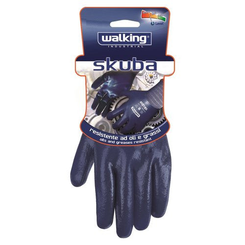 Guanti lavoro Walking 011826 SKUBA Blu scuro