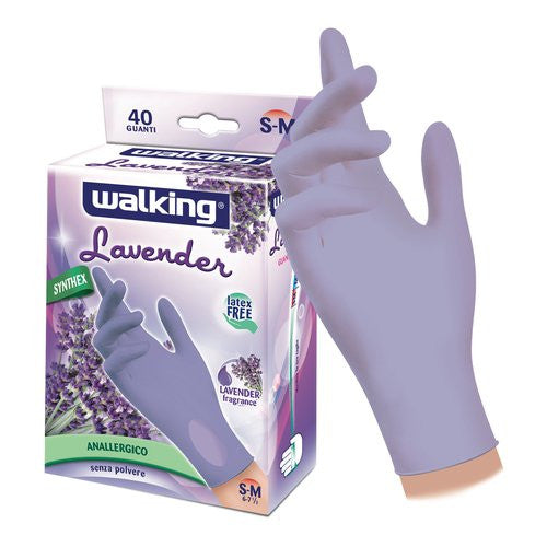 Guanti monouso Walking 010355 LAVENDER Viola