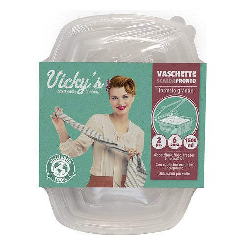 Set vaschette monouso Virinnova 3212003 SCALDAPRONTO