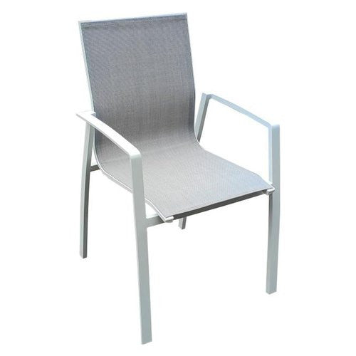 Sedia con braccioli Amicasa ATLANTA Bianco