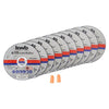 Disco taglio smerigliatrice Kwb 49712021 Set 10 Pz per Metallo