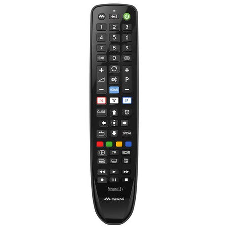 Telecomando tv Meliconi 806074 GUMBODY Personal 3+ Black