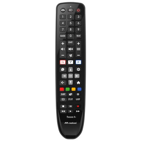 Telecomando tv Meliconi 806075 GUMBODY Personal 4+ Black