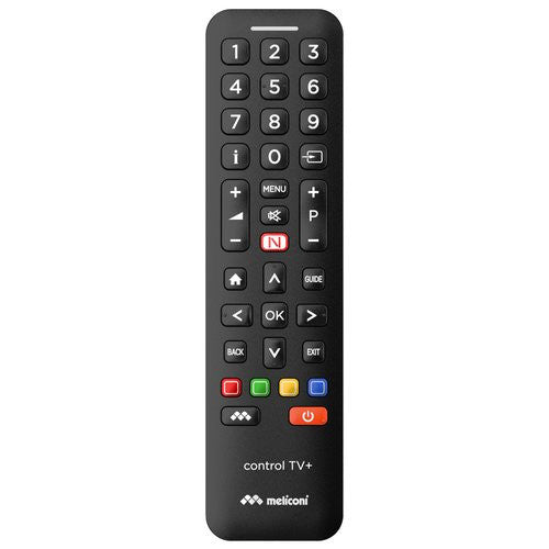 Telecomando tv Meliconi 808035 CONTROL Tv+ Black