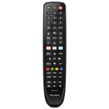 Telecomando tv Meliconi 806072 GUMBODY Personal 1+ Black
