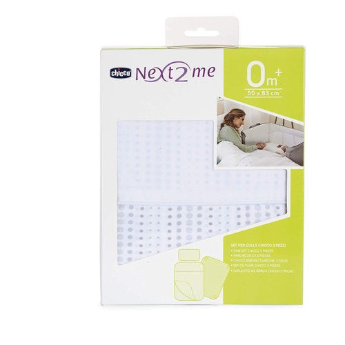 Set lenzuola culla Chicco 10799 630 NEXT2ME 3 pezzi Air