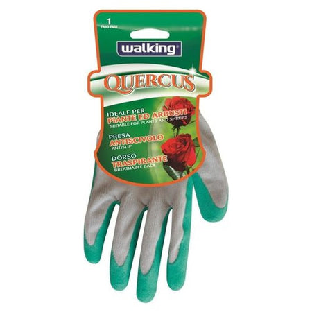 Guanti lavoro Walking 013987 QUERCUS Grigio e Verde