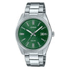 Orologio Casio MTP 1302PD 3AVEF Silver e Green