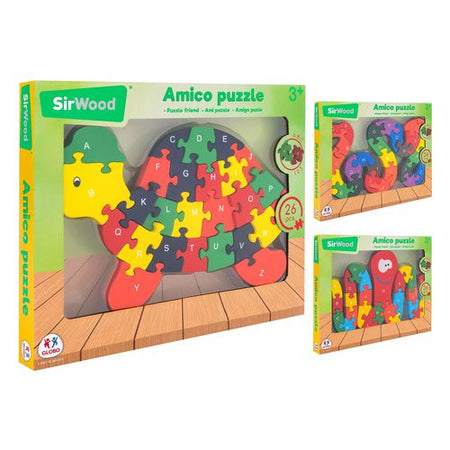 Puzzle Globo 40592 SIR WOOD Assortito