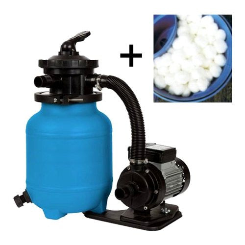 Pompa filtro piscina San Marco SMP2141 Aqualoon Azzurro e Nero