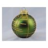 Pallina albero Santa Claus TE191532 Sfera Quadranti Verde Oro Assortit