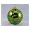 Pallina albero Santa Claus TE192195 Sfera Quadranti Verde Oro Assortit