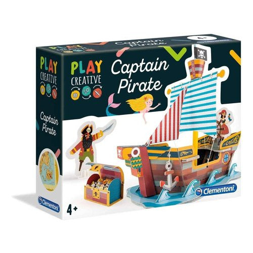 Creativo Galeone Captain Pirate Clementoni 18553 PLAY CREATIVE