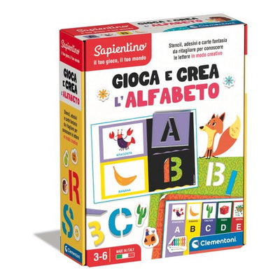 Gioco educativo Clementoni 16726 SAPIENTINO Gioca e Crea L'Alfabeto