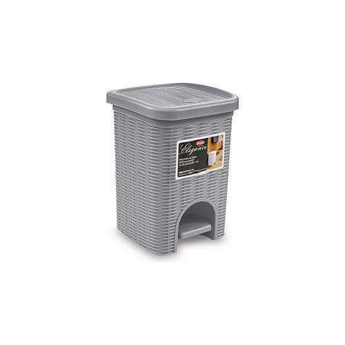 Pattumiera cucina Stefanplast 30132 ELEGANCE coperchio a pedale Grigio